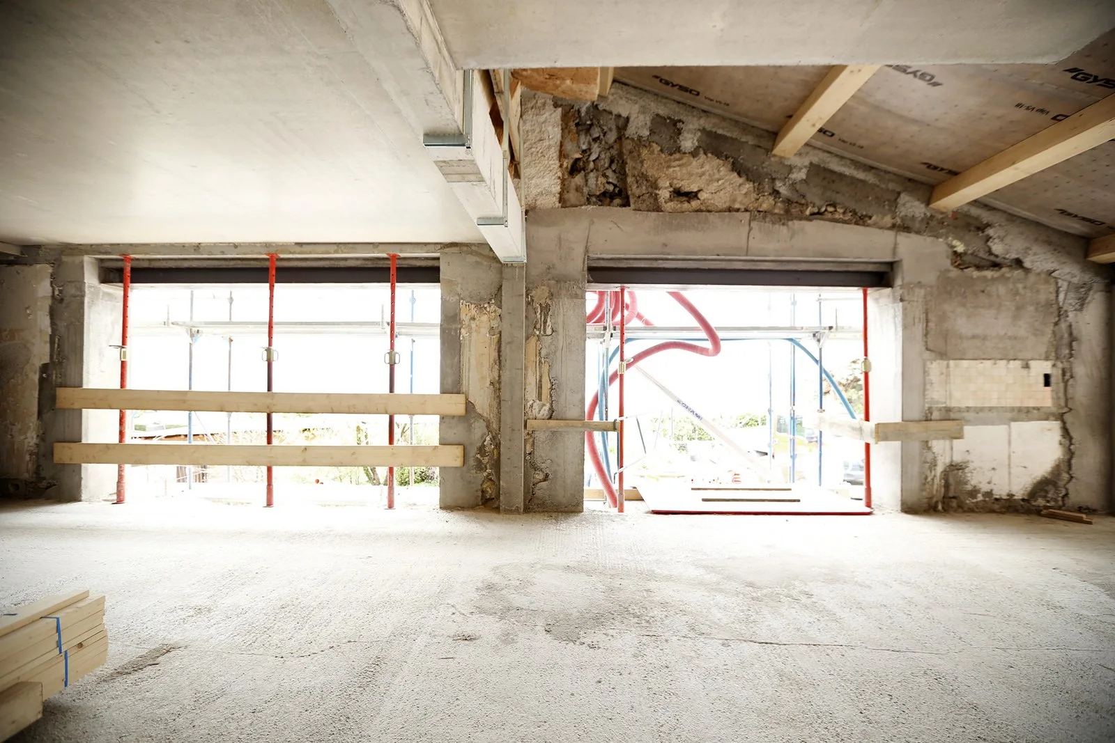 Projet Cologny — chantier