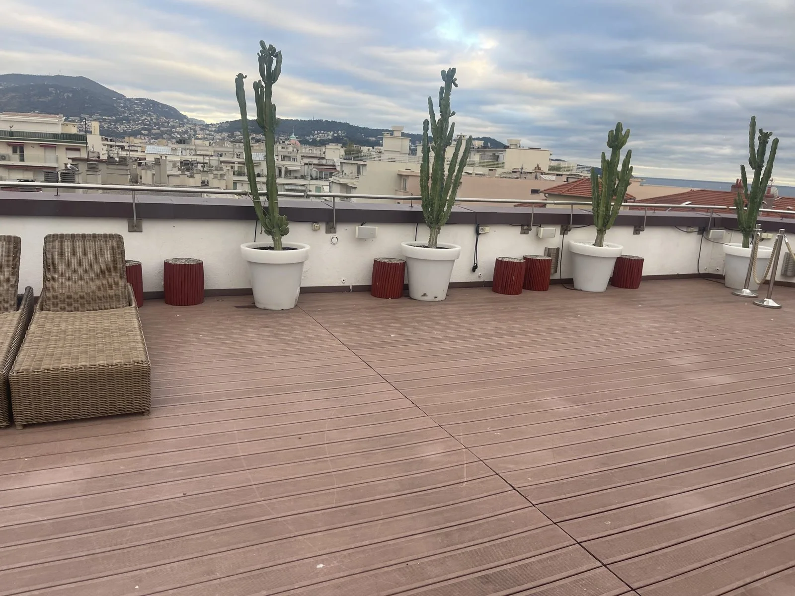 Roof top de l'hôtel Marriott — chantier