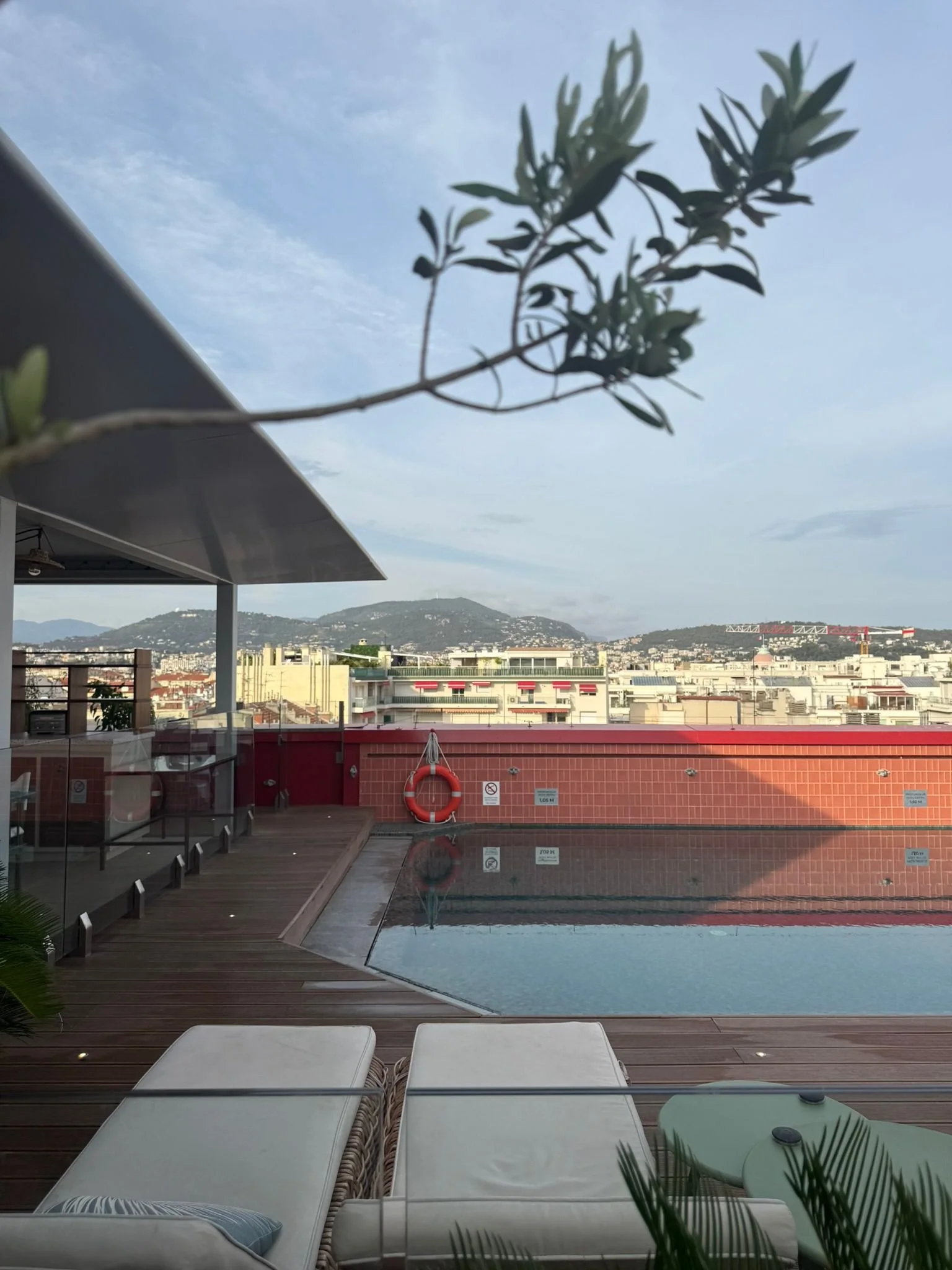 Roof top de l'hôtel Marriott — chantier