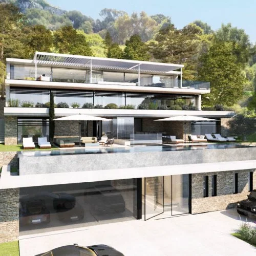 Villa contemporaine au cœur de la végétation